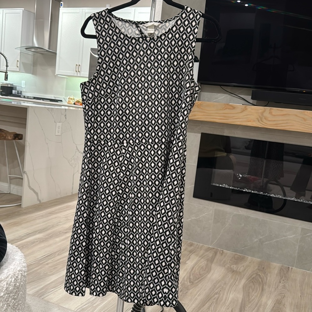 H&M patterned dress size large